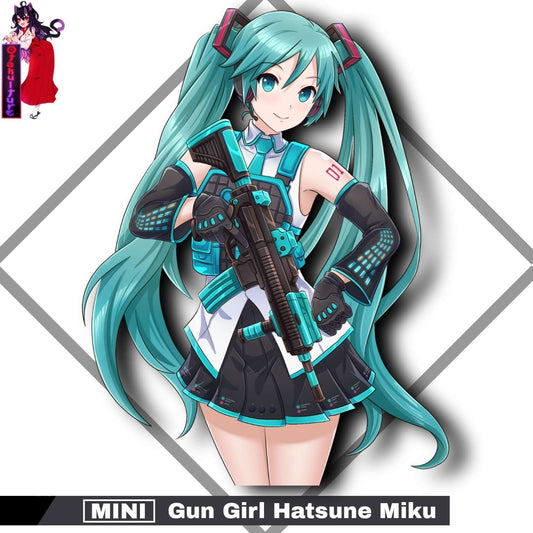 Mini Gun Girl Hatsune Miku