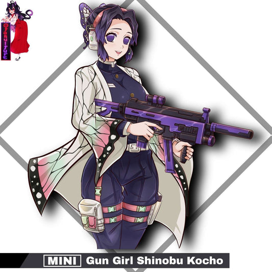 Mini Gun Girl Shinobu Kocho