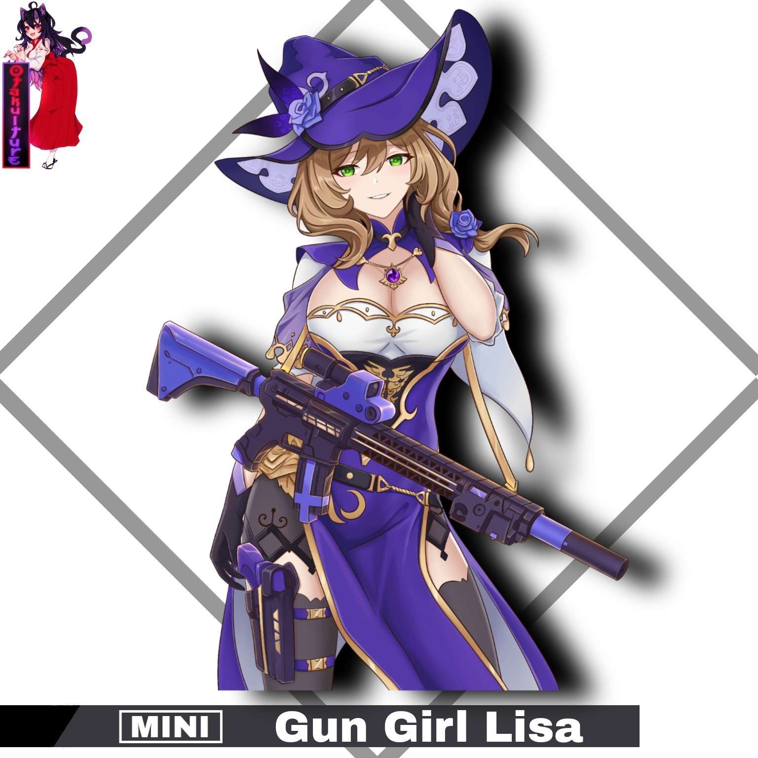 Mini Gun Girl Lisa – Otakulture