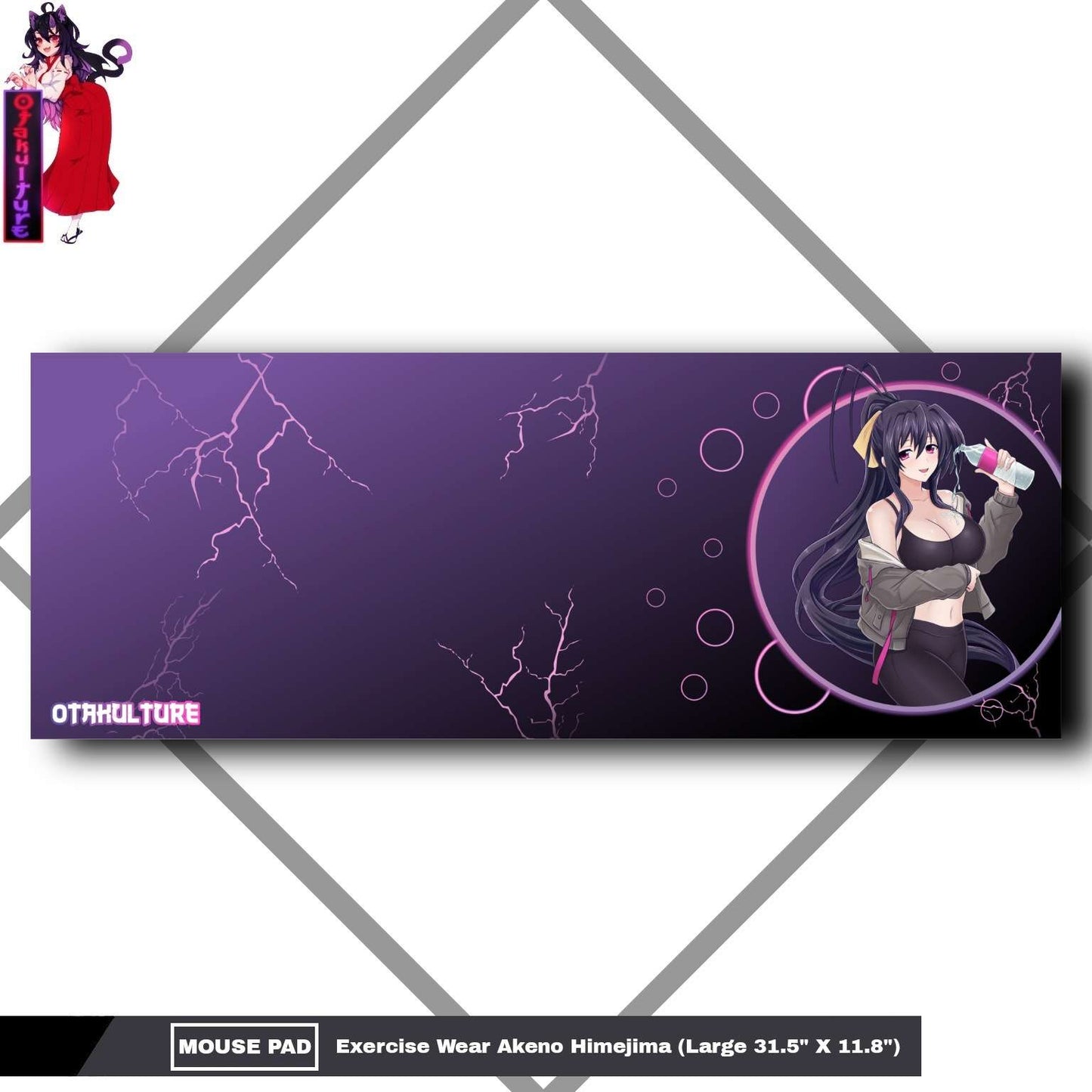 Exercise Wear Akeno Himejima Mouse Pad