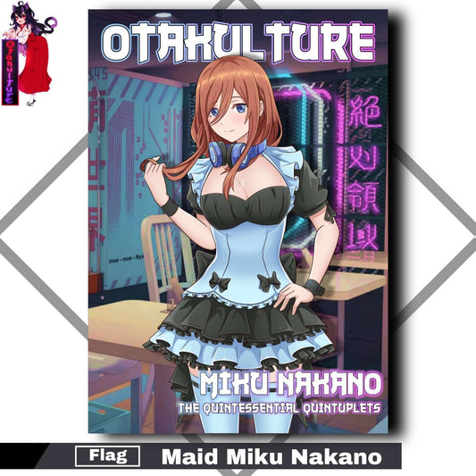 Maid Miku Nakano Flag