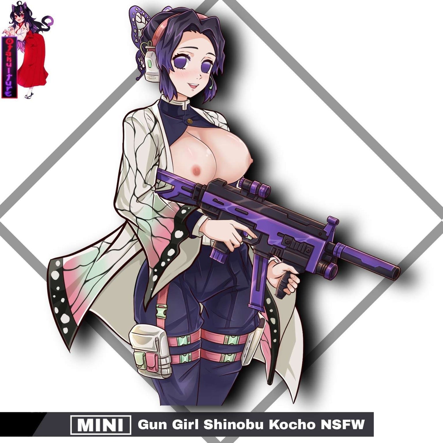 Mini Gun Girl Shinobu Kocho