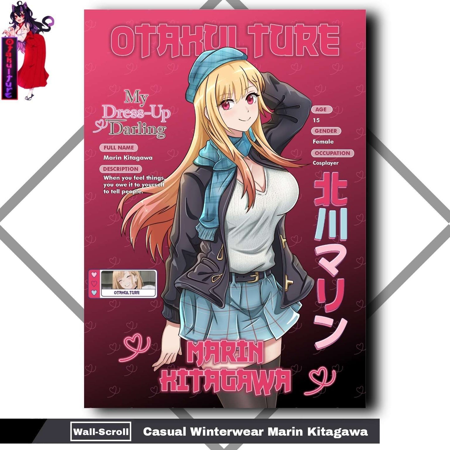 Casual Winterwear Marin Kitagawa Wall Scroll