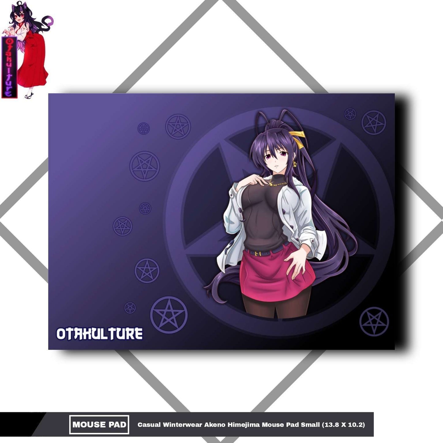 Casual Winterwear Akeno Himejima Mouse Pad