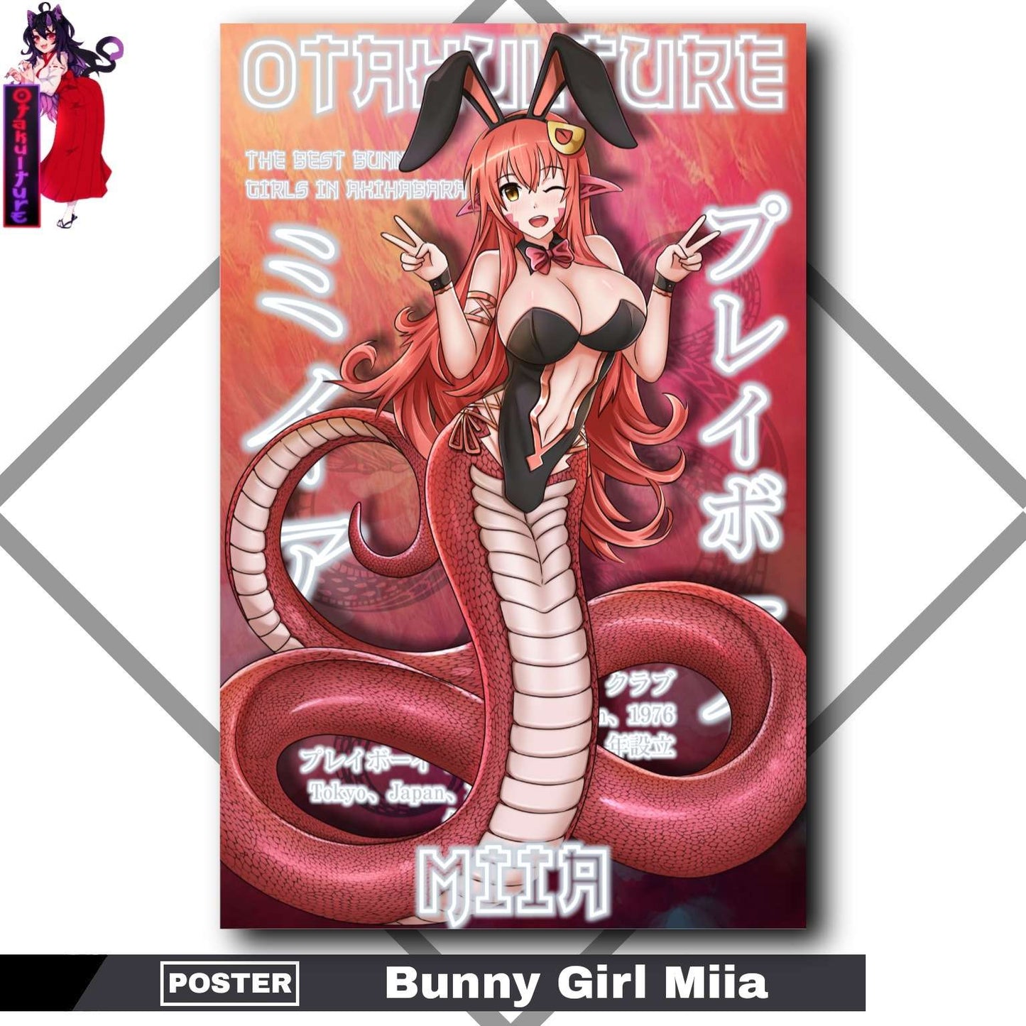 Bunny Girl Miia Poster