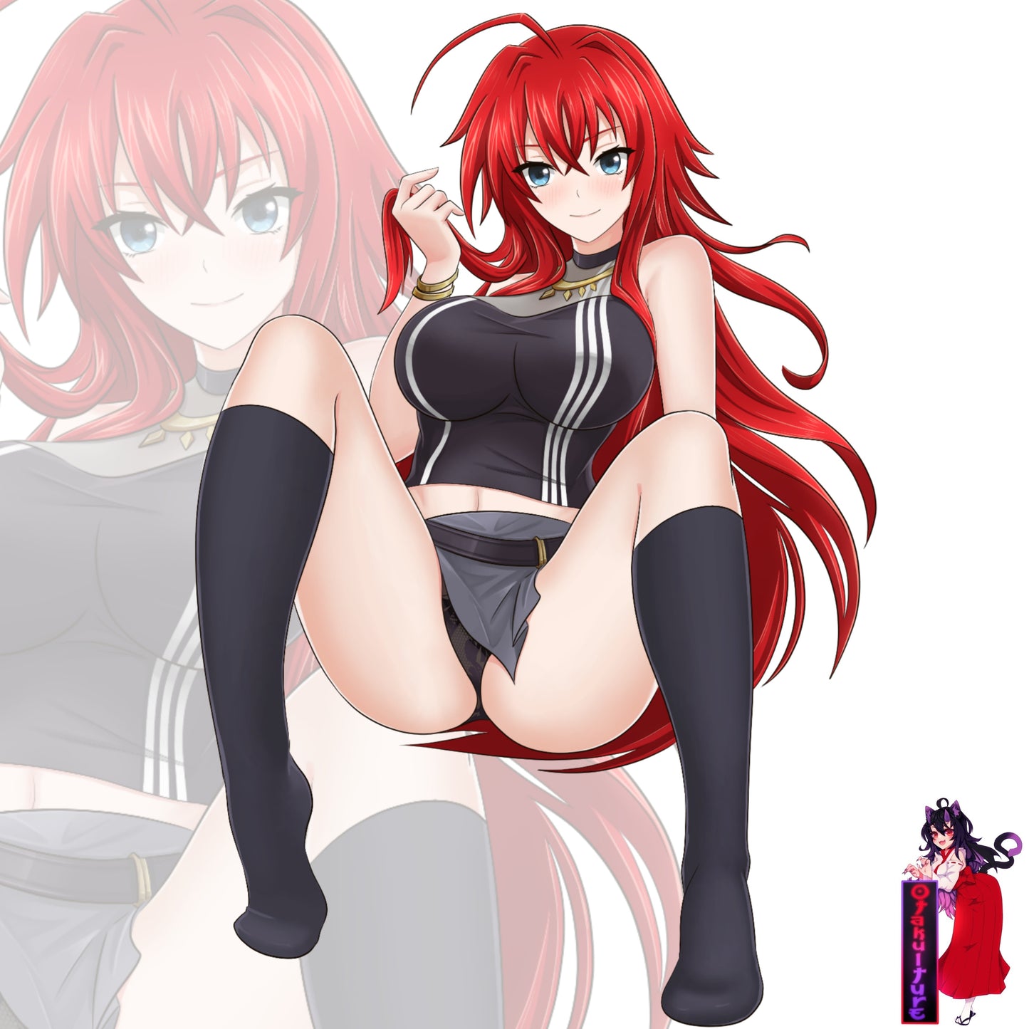 Casual Streetwear Rias Gremory