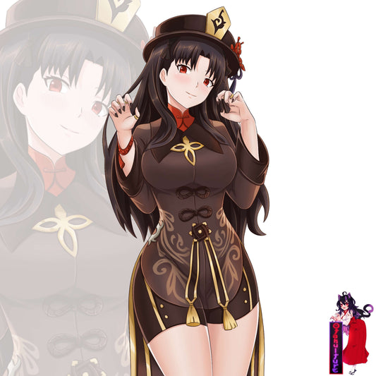 Rin Tohsaka X Hu Tao Cosplay