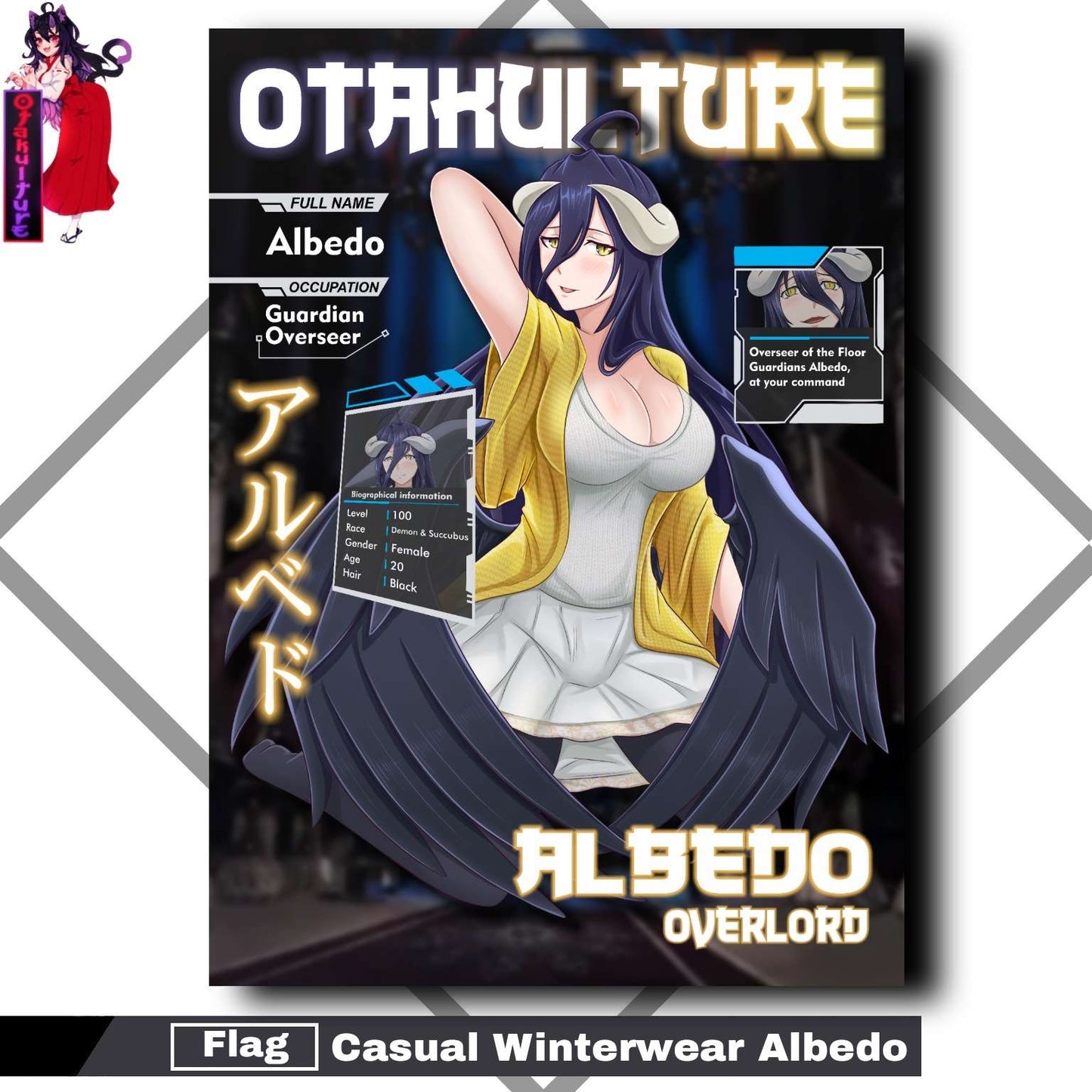 Casual Winterwear Albedo Flag