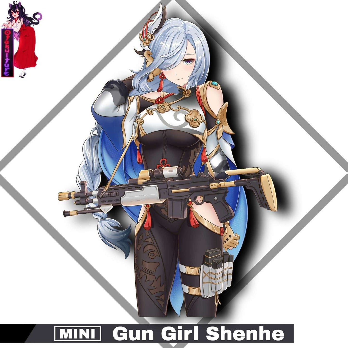 Mini Gun Girl Shenhe