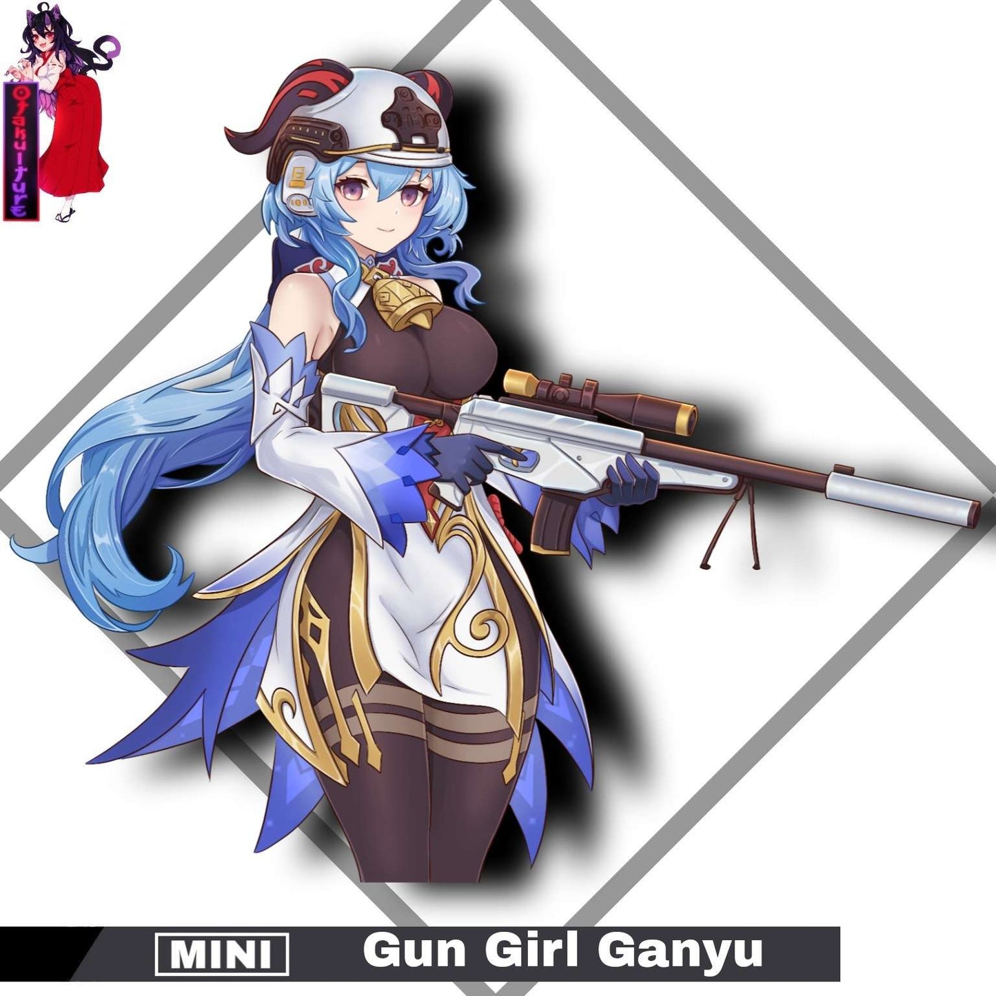 Mini Gun Girl Ganyu