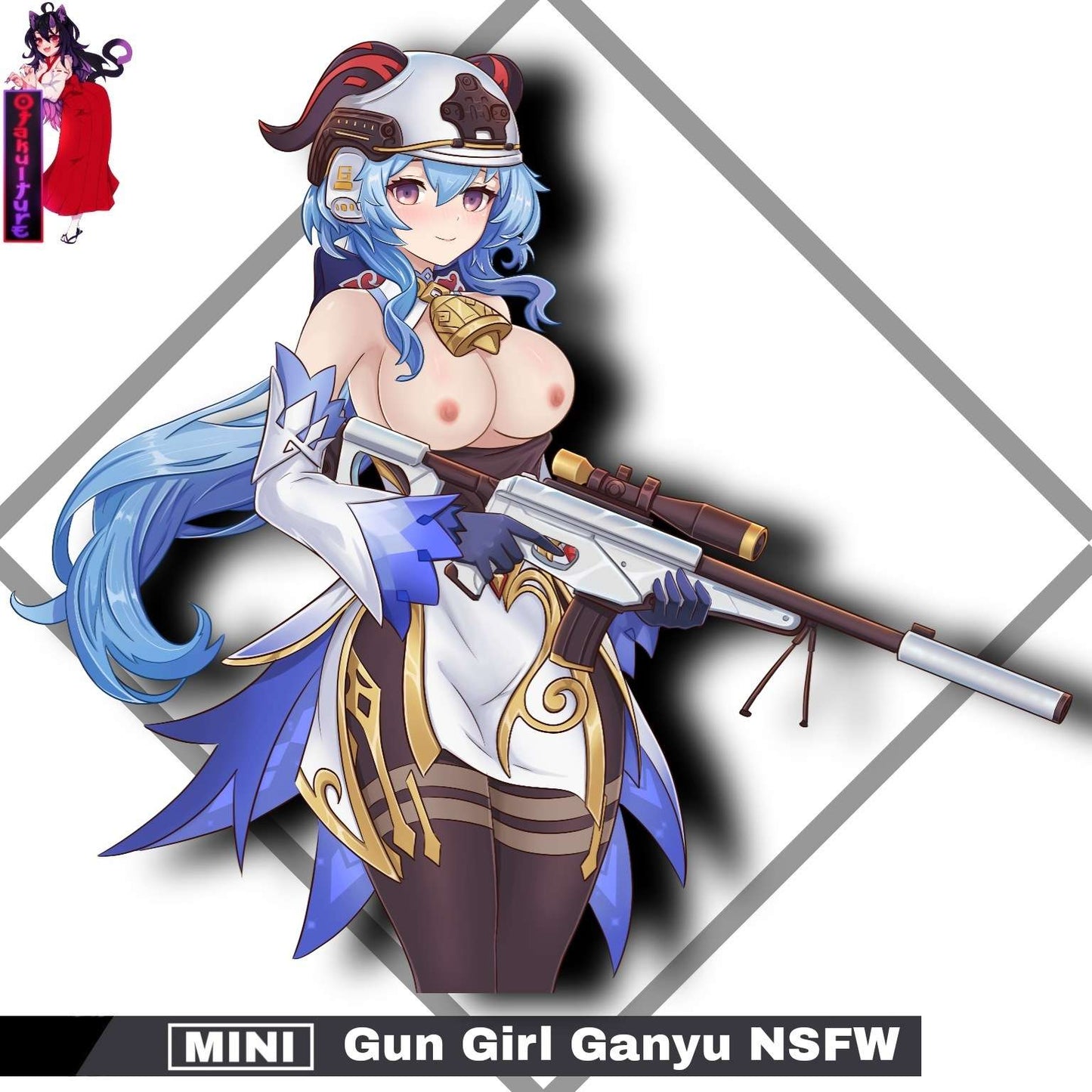 Mini Gun Girl Ganyu