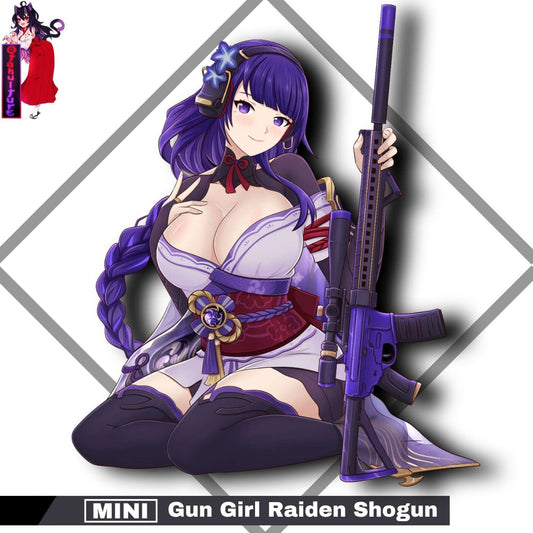 Mini Gun Girl Raiden Shogun