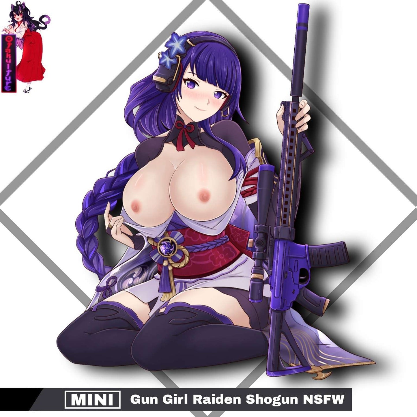 Mini Gun Girl Raiden Shogun