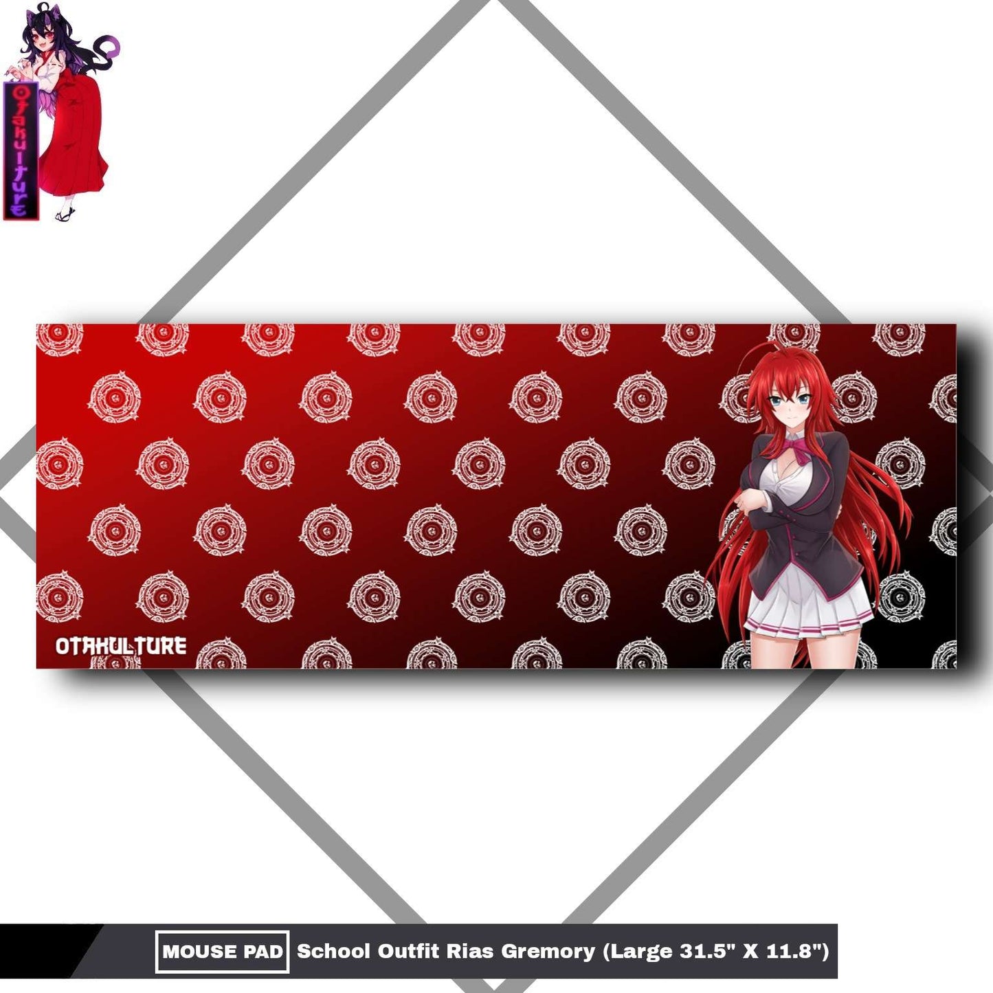 School Outfit Rias Gremory Mouse Pad